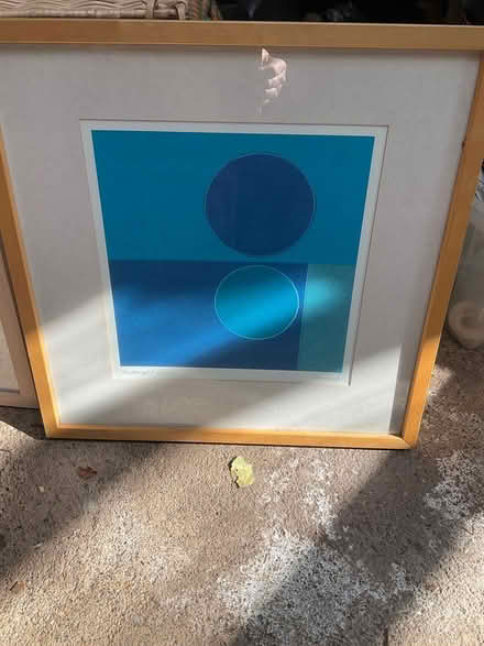 Photo of free Two blue abstract prints (Minehead) #3