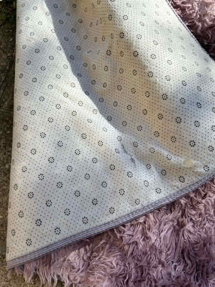 Photo of free Pink fluffy rug (LU5 5HX) #4
