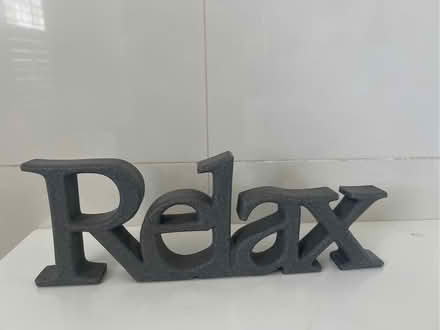 Photo of free Relax bathroom ornament sign (St Margarets TW1) #1