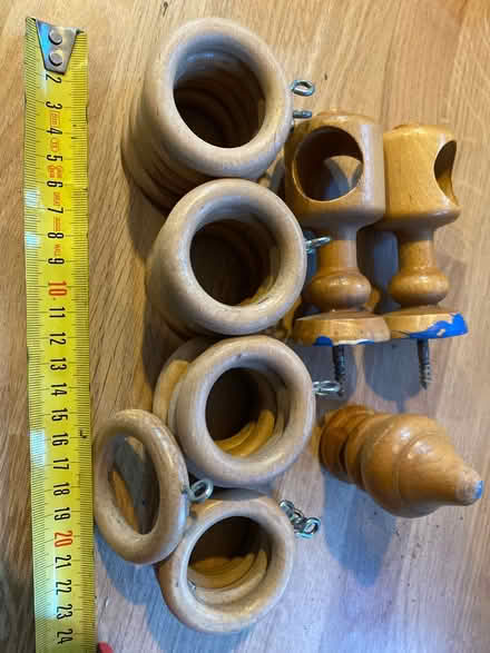 Photo of free Wood curtain rings (Cholsey OX10) #1