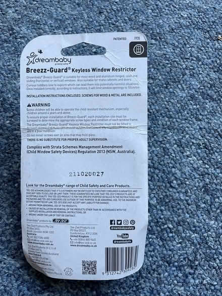 Photo of free Baby window guard (Cambridge CB4) #2