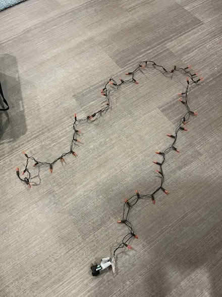 Photo of free small string of orange lights (Golden Triangle) #3