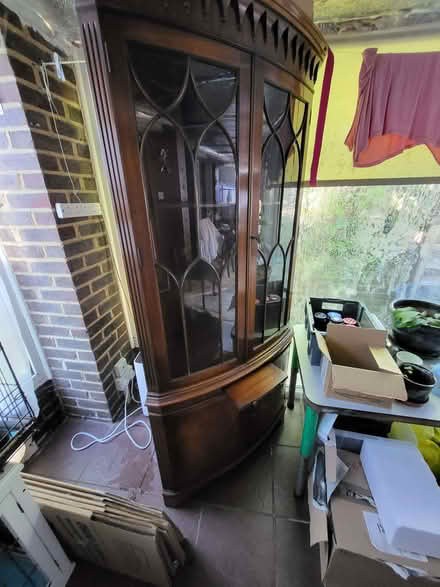 Photo of free Lovely antique corner display unit / drinks cabinet. (Newhaven BN9) #2