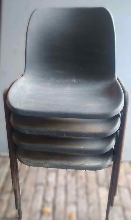 Photo of free Four Stacking (Polypropylene) Chairs (Golden Triangle NR2) #1