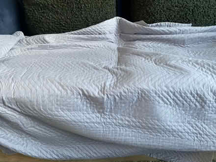 Photo of free Cover for 2 seater sofa seats (Wigston Leicester LE18) #1