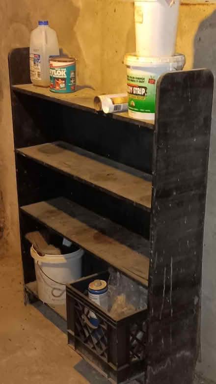 Photo of free Wooden storage, book shelf (19095) #1