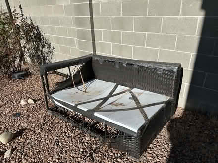 Photo of free patio sofa sturdy metal frames (Albuquerque) #1