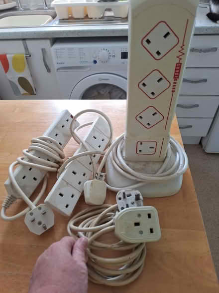 Photo of free Extension leads/4 gangs (Forestgreen) #1