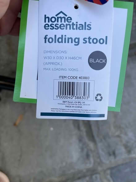 Photo of free Small foldable stool (Oxford OX4) #4
