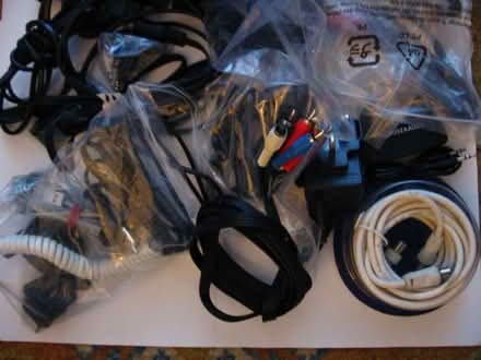 Photo of free Large Bag of Audio, Mobile, TV, Charger & Computer Cables (Coppull PR7) #2