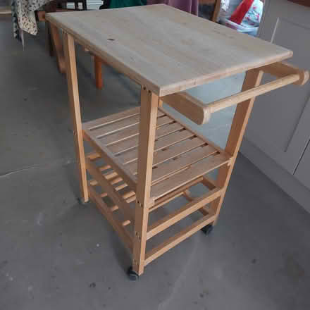 Photo of free Wooden kitchen trolley (Roath CF24) #1