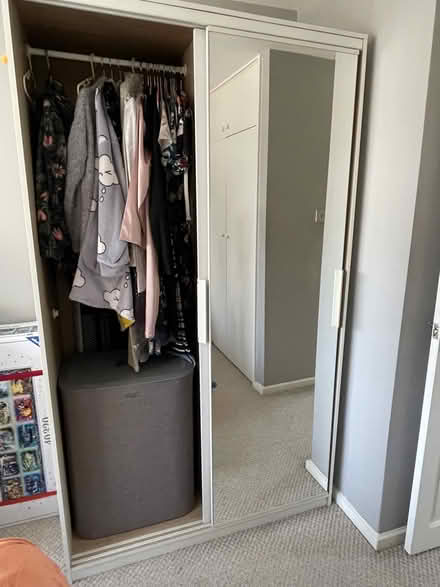 Photo of free Large sliding mirrored wardrobe (Southfields) #2