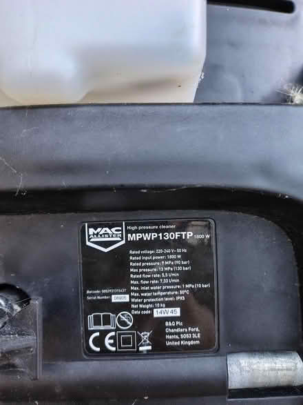 Photo of free Pressure washer (Downs Barn) #4