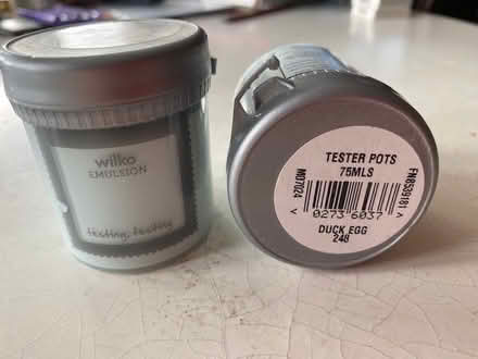 Photo of free Sampler Paint Pots - Duck Egg Blue (Malvern WR14) #2