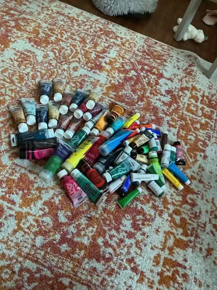 Photo of free Job lot acrylic paints (Bedfont TW14) #1