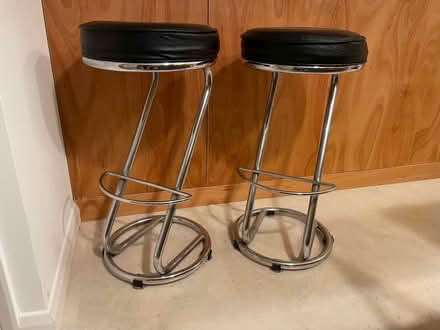 Photo of free Kitchen bar stools x 2. (Loughton MK5) #4