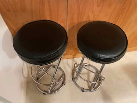 Photo of free Kitchen bar stools x 2. (Loughton MK5) #3