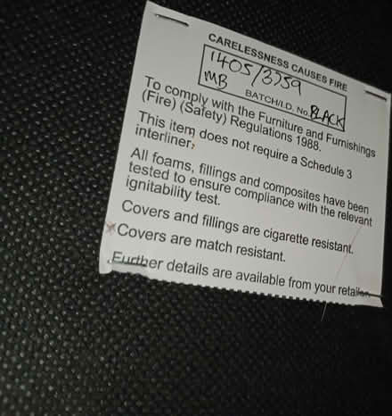 Photo of free Faux Leather Long Seat (Deptford) #3