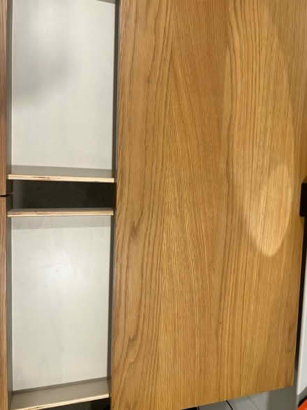 Photo of free desk with two drawers and mirror (near kings academy) #2