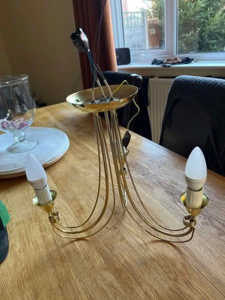 Photo of free Three bulb light fitting (Radcliffe m26 1gj manchester) #1