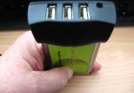 Photo of free Three Port Cardbus Laptop USB 2.00 PC Card Adapter (Coppull PR7) #2