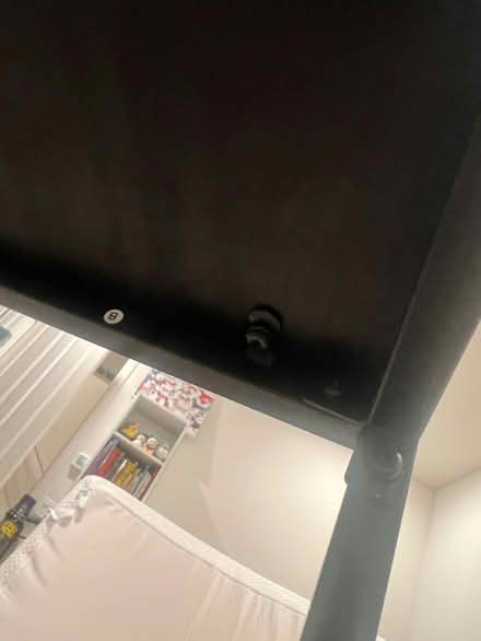 Photo of free desk with two drawers and mirror (near kings academy) #4