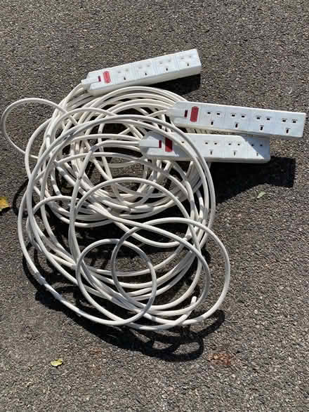 Photo of free 3x Heavy duty 4-Way blocks, cable, no plug (Hassocks BN6) #1