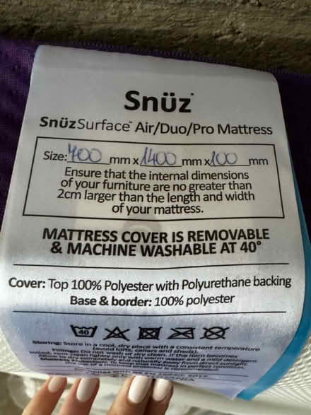 Photo of free Snuz Babycot Mattress/ must go now (SW11) #2