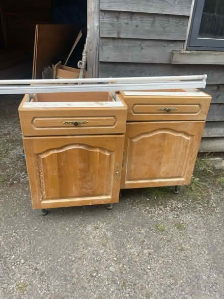 Photo of free Kitchen cabinets and light (Cambridge) #1