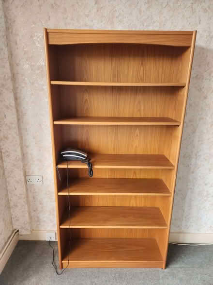 Photo of free Teak shelf unit/book case (Belmont SL6) #1