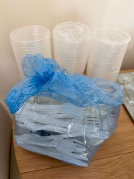 Photo of free Plastic cups and cutlery (Denmead) #1