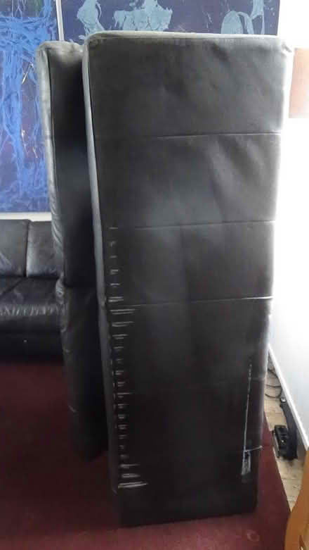 Photo of free Leather L Shaped Corner Suite sofas (S8 Lowedges) #1