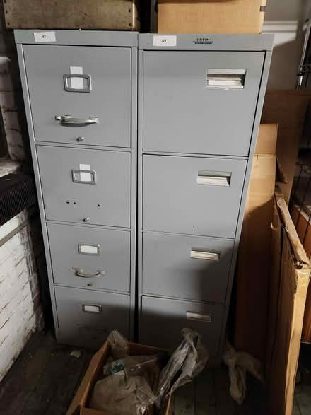 Photo of free metal 4-drawer file cabinets (2) (Cambridge, near Western Ave) #1