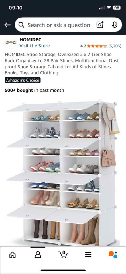 Photo of free Shoe Storage (S11) #1