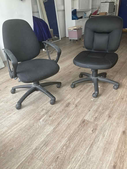 Photo of free 2 office chairs (Bn1) #1