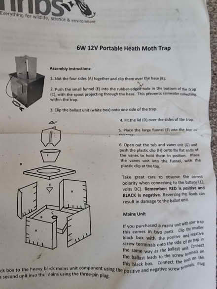 Photo of free Moth trap (Cliffe BN7) #3
