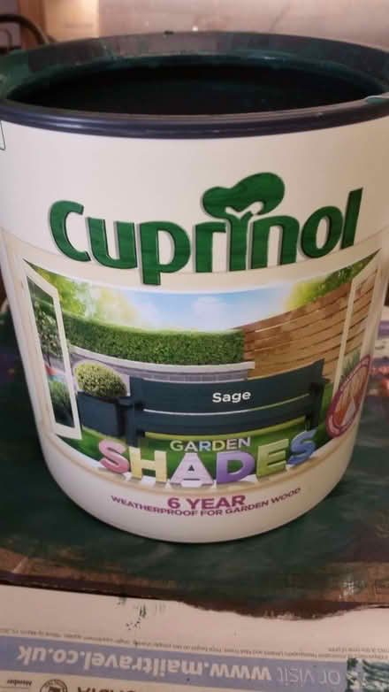 Photo of Cuprinol 'Sage' fence paint (Aggborough DY10) #1