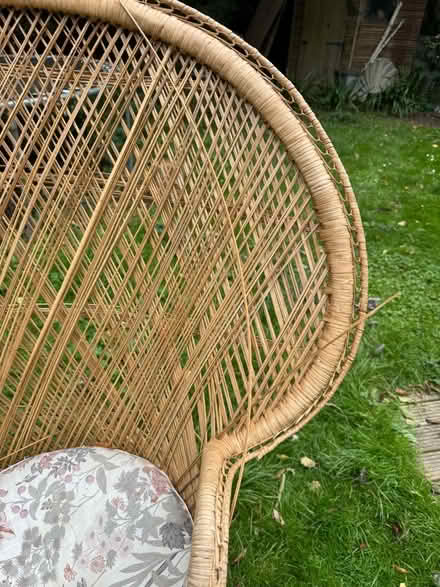 Photo of free Wicker chair (Hamm Court TW17) #2