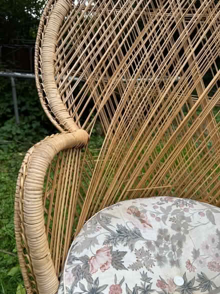 Photo of free Wicker chair (Hamm Court TW17) #3