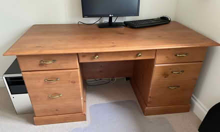 Photo of free Desk with hanging file dividers (The Highlands TN39) #1