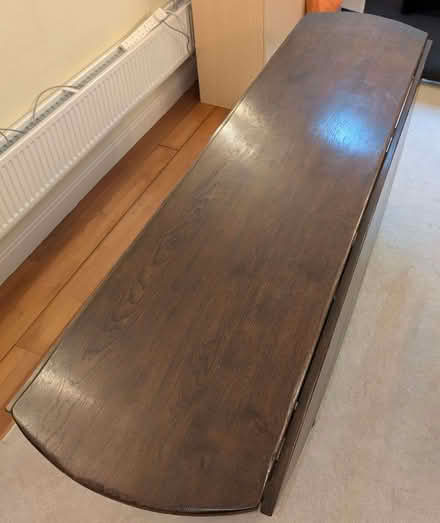 Photo of free Dining Table, solid hardwood, folding but big. (Bamford S33) #1
