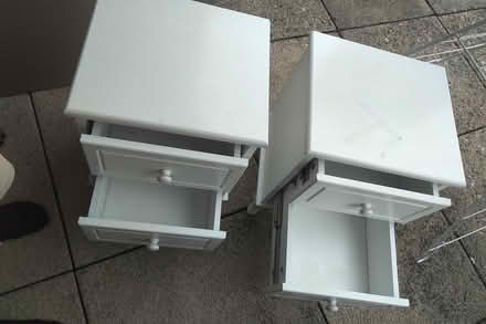 Photo of free Bedside table nightstands X2 (Romford RM7) #1