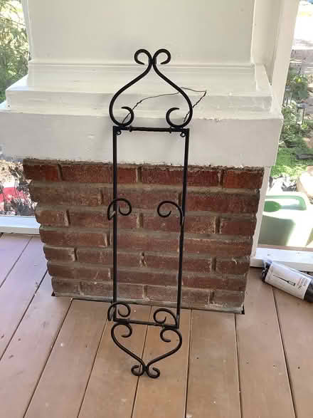 Photo of free Wrought iron plate rack (Brightwood, Washington D) #1
