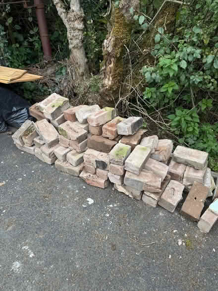 Photo of free More bricks - pile of full and separate pile of halves (Penrith CA11) #2