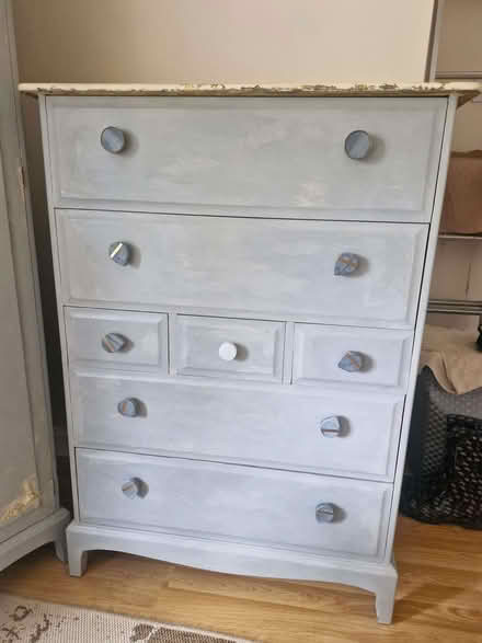 Photo of free Wardrobe, Chest of drawers and small bedside table (Laindon SS15) #2