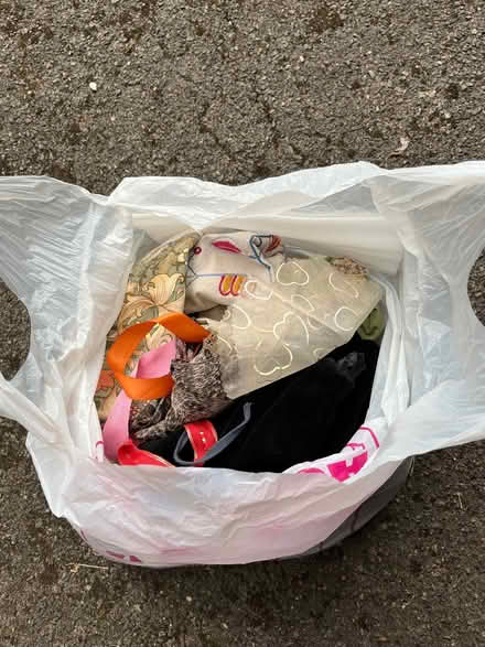 Photo of free Bag of materials, ribbons, (The Triangle Estate RH15) #1