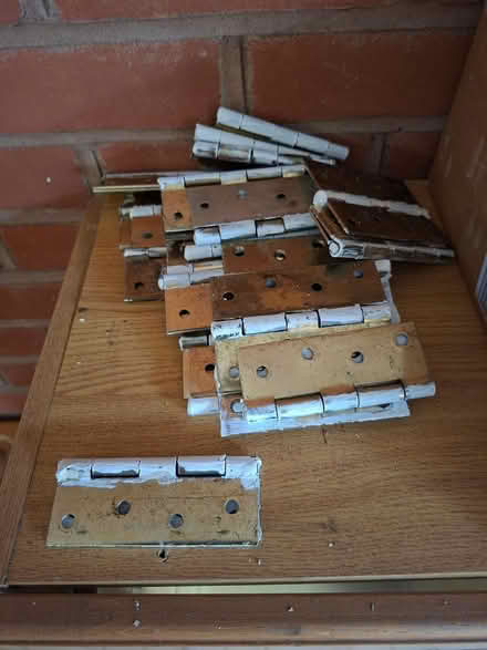 Photo of free Brass hinges (Manningtree) #1