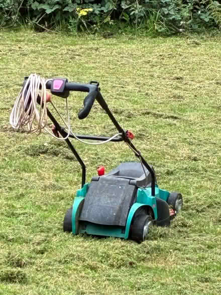 Photo of free Bosch rotak 43 mower (Barnard's Green WR14) #1