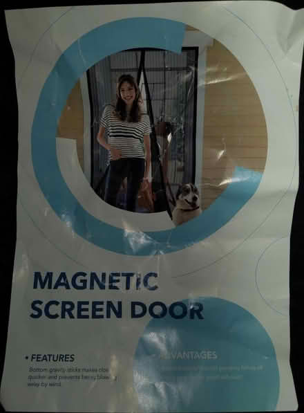 Photo of free Magnetic screen door (M6 Seedley) #2