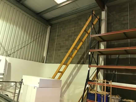 Photo of free LONG 6MTR WOODEN LADDER 56CM WIDE solid (Fairmilehead EH10) #2